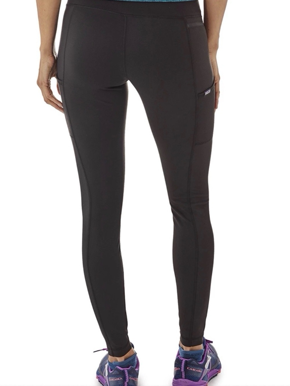 Patagonia Black Pack Out Tights size L